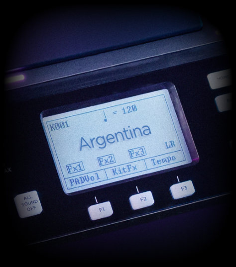 24 algoritmos de FX master con perilla hardware